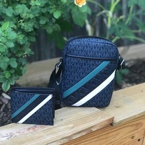 Micheal Kors  Men’s crossbody bag and wallet set